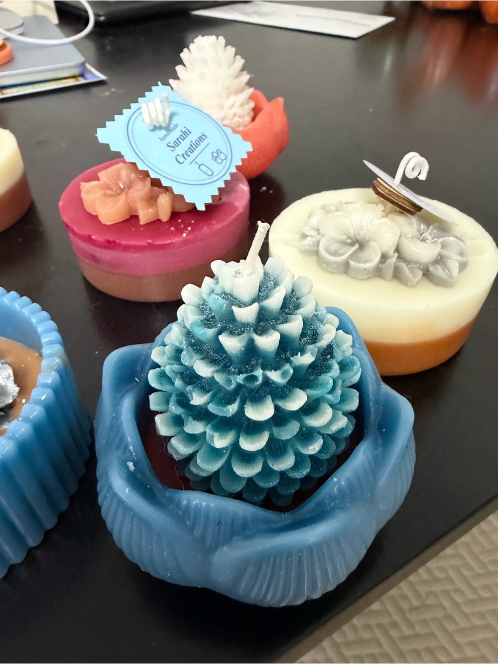 Handcrafted Pinecone Candle and other styles